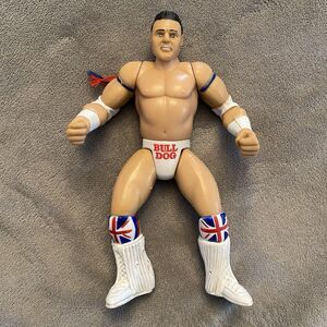1996 Jakks Pacific WWF British Bulldog Action Figure Vintage